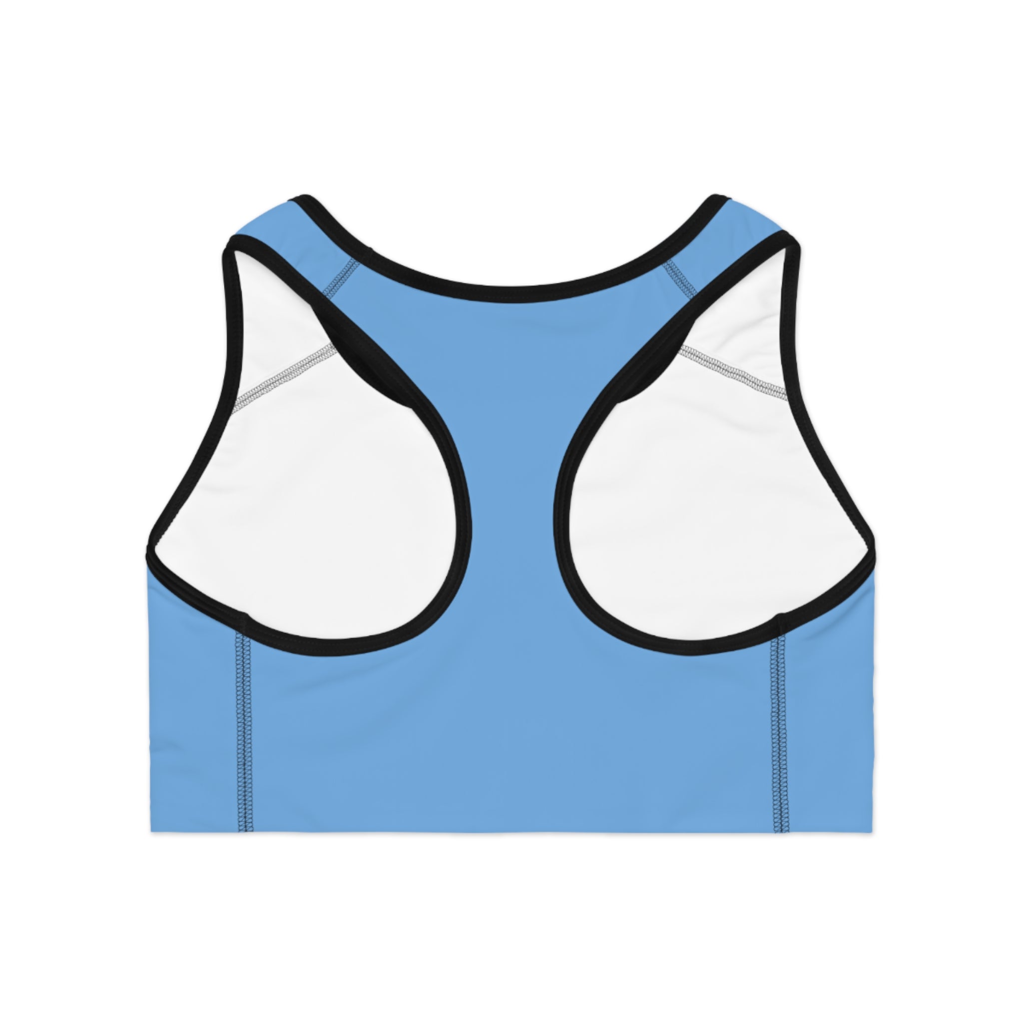 Blue Butterfly 'N' Sports Bra — Lightweight Racerback Activewear