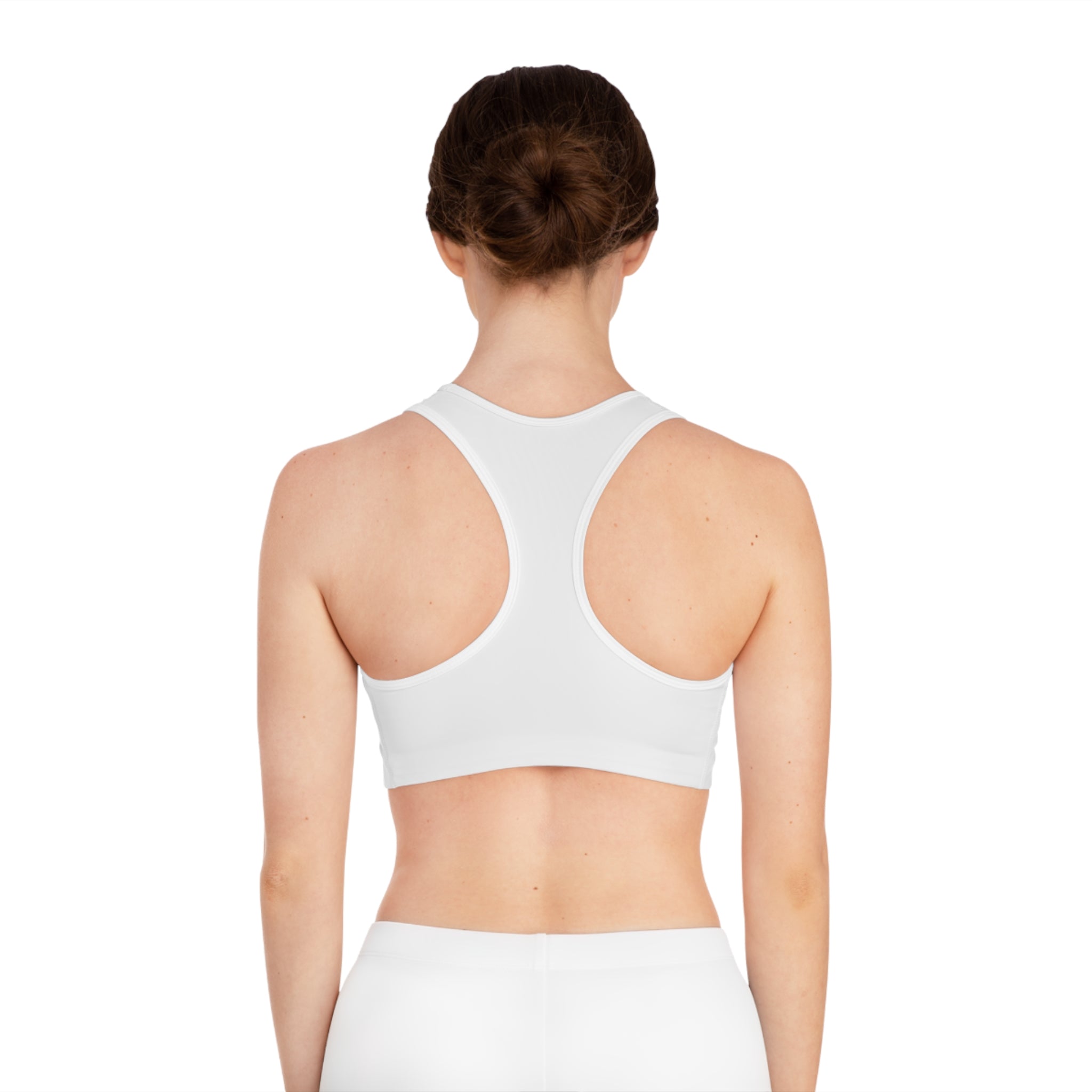 Butterfly N Logo Sports Bra — Minimal Athletic Crop Top