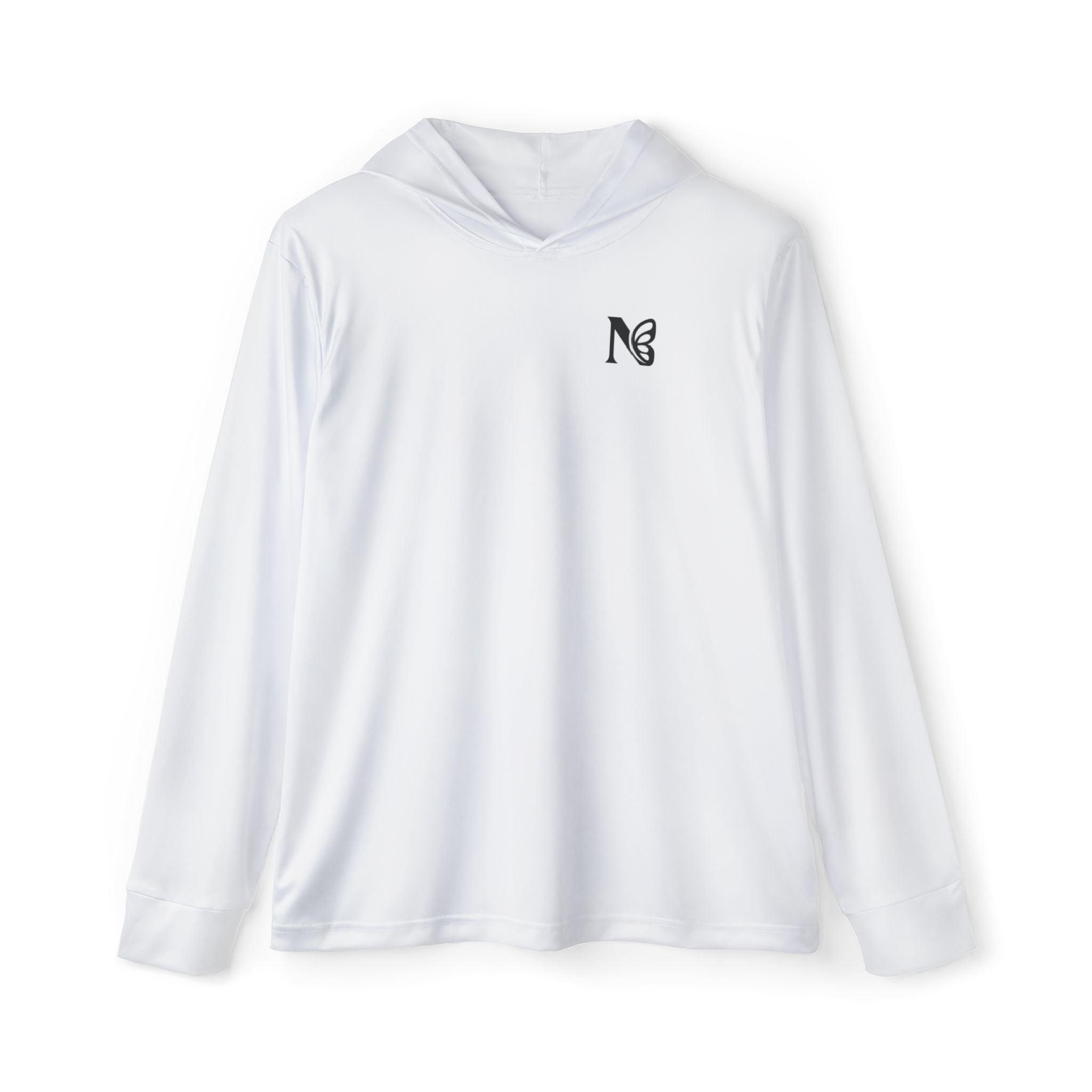 Performance Hoodie — Minimal N Monogram Sports Warmup