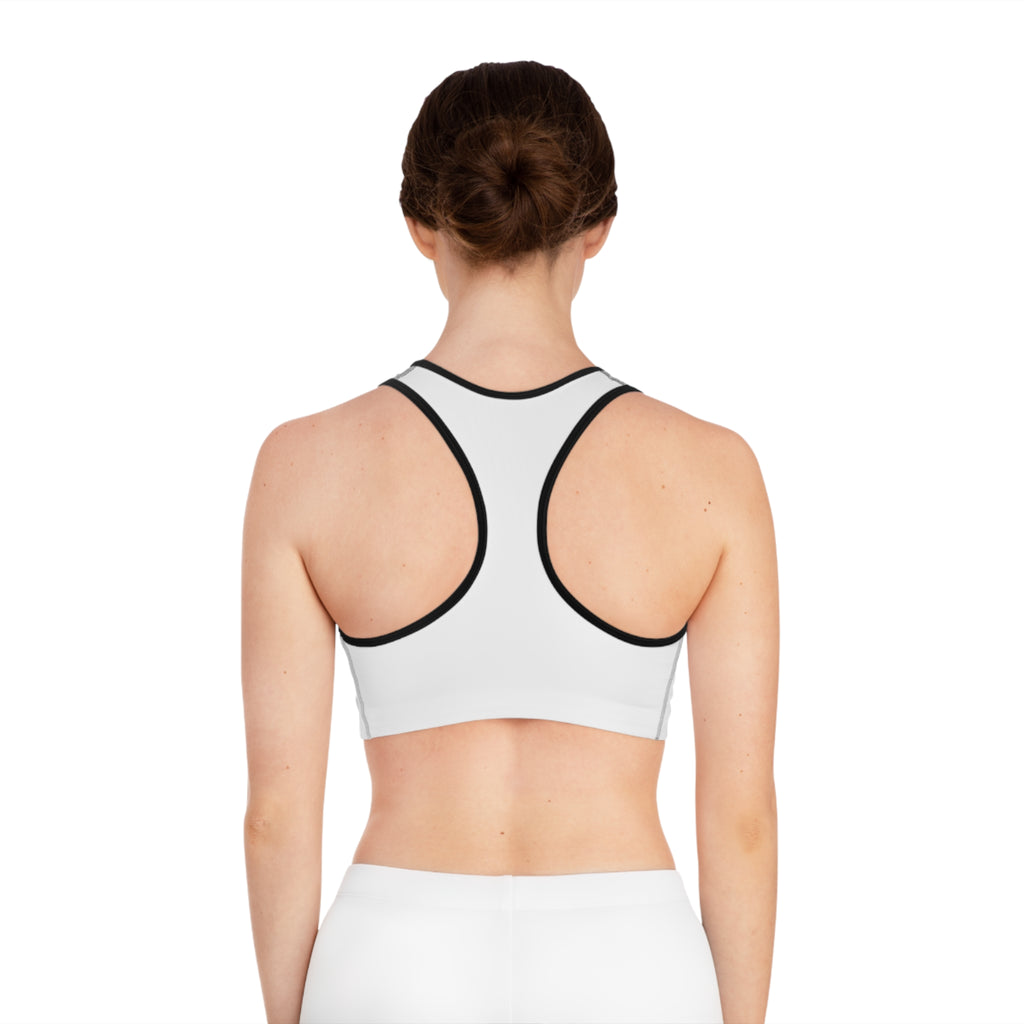 Butterfly N Logo Sports Bra — Minimal Athletic Crop Top