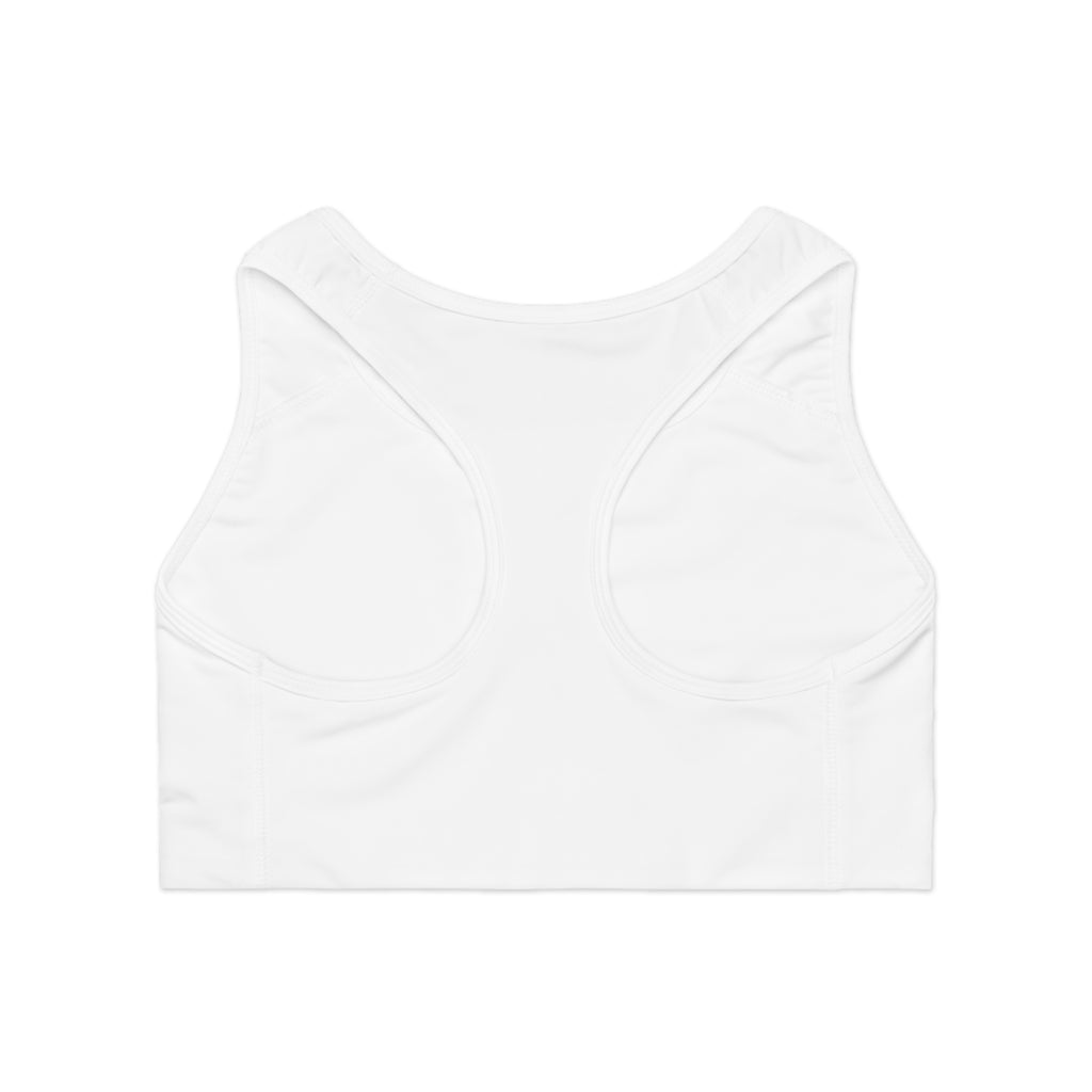 Butterfly N Logo Sports Bra — Minimal Athletic Crop Top