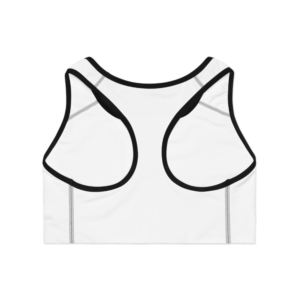 Butterfly N Logo Sports Bra — Minimal Athletic Crop Top