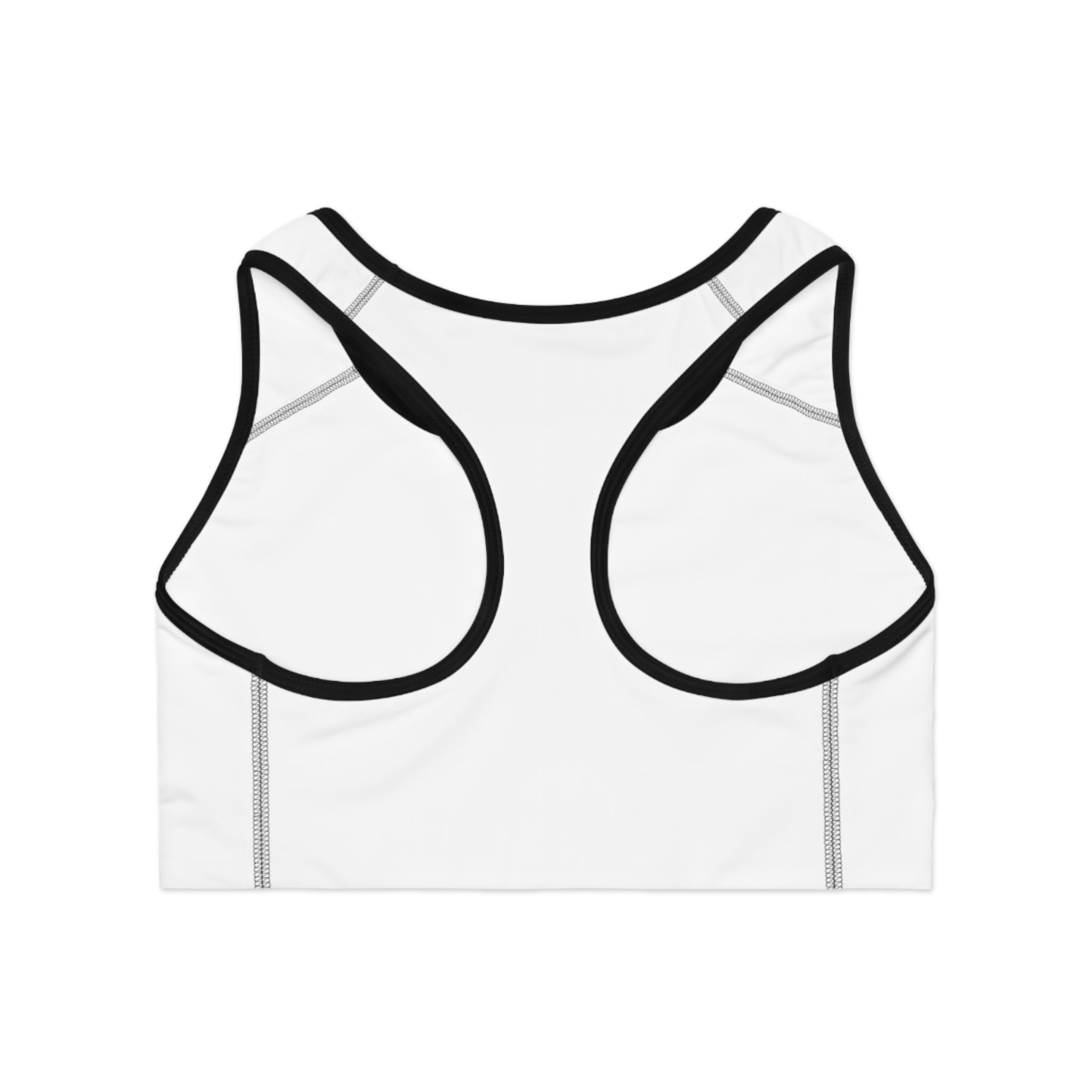 Butterfly N Logo Sports Bra — Minimal Athletic Crop Top